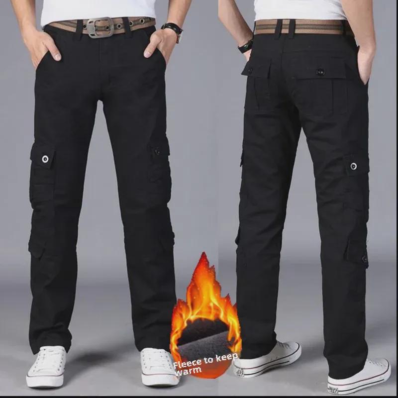 Herren Trendiger Plüsch Overall Lässige Lockere Gerade Hose - Warme und Modische Oberbekleidung