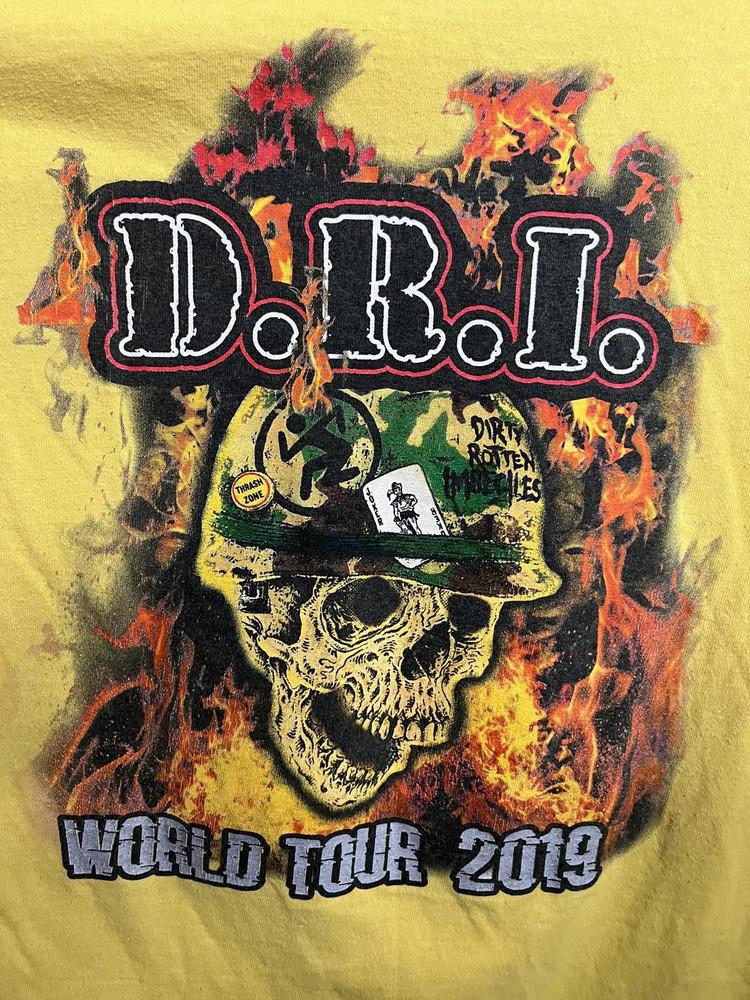 Футболка группы D.R.I. Thrash Zone - Dirty Rotten Imbeciles Тур BL414 Унисекс Футболка S