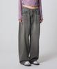 UNKNOWN PLANET Daily Wide Pigment Pants Khaki