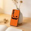 Halloween Pumpkin Head Phone Case Black Silicone Soft For Samsung Galaxy A73,A72,A71,A70,A53,A52,A51