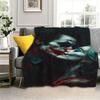 Superhero Laughing J-Joker Movie 3D Flannel Blanket Soft Throw Blanket Art For Home Decor Bedroom Bed Sofa Picnic Fans Gift