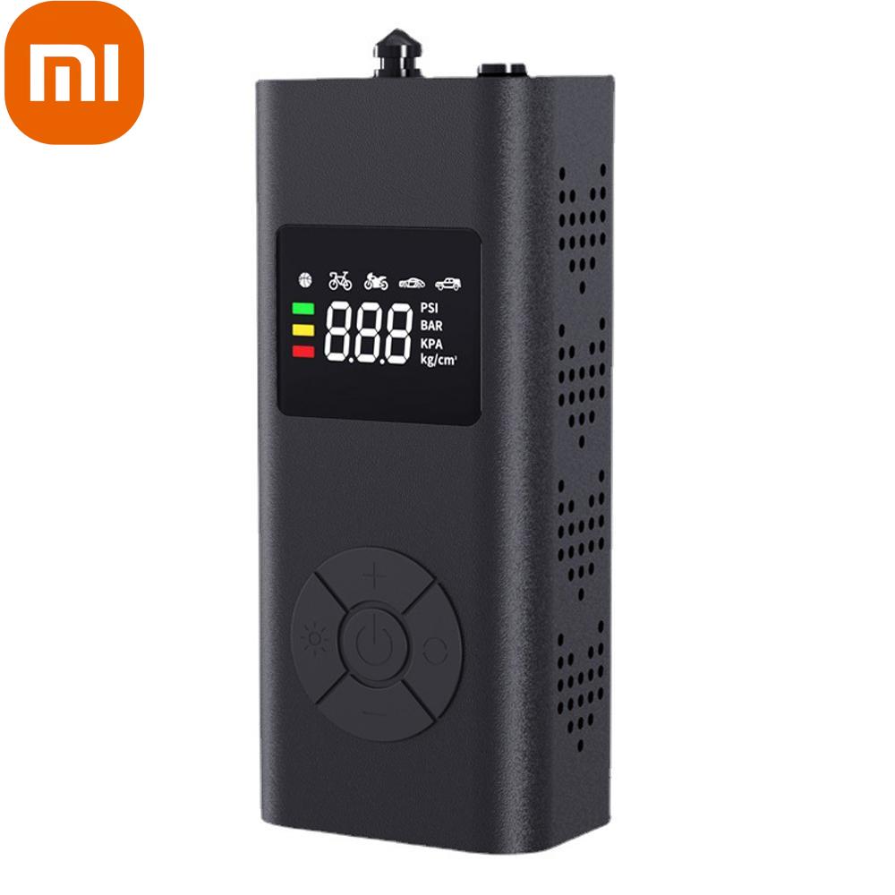

Многофункциональный беспроводной автомобильный насос для шин Xiaomi, перезаряжаемый через USB мини-цифровой дисплей, воздушный насос для накачивания шин