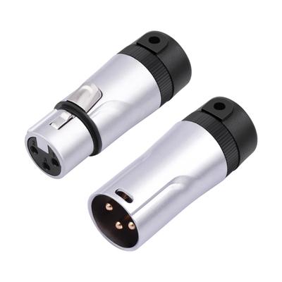 2 PZ Connettori Microfono 3 Pin Maschio e Femmina Connettori Audio Connessione a Saldare Per Trasmissione Audio Chiara