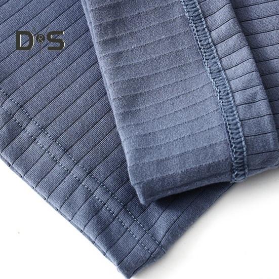 Winter Long Johns U Convex Bulge Pouch Thin High Elasticity Bottoming Pants Neatly Stitched Solid Color Leggings Homewear Sleepwear Trousers