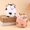 Uroczy Kreskówkowy Krowi Skarbonka Kreatywna Winylowa Skarbonka Zabawka do Oszczędzania Pieniędzy dla Dzieci Banki na Monety Ozdoby na Biurko Prezenty dla Dzieci