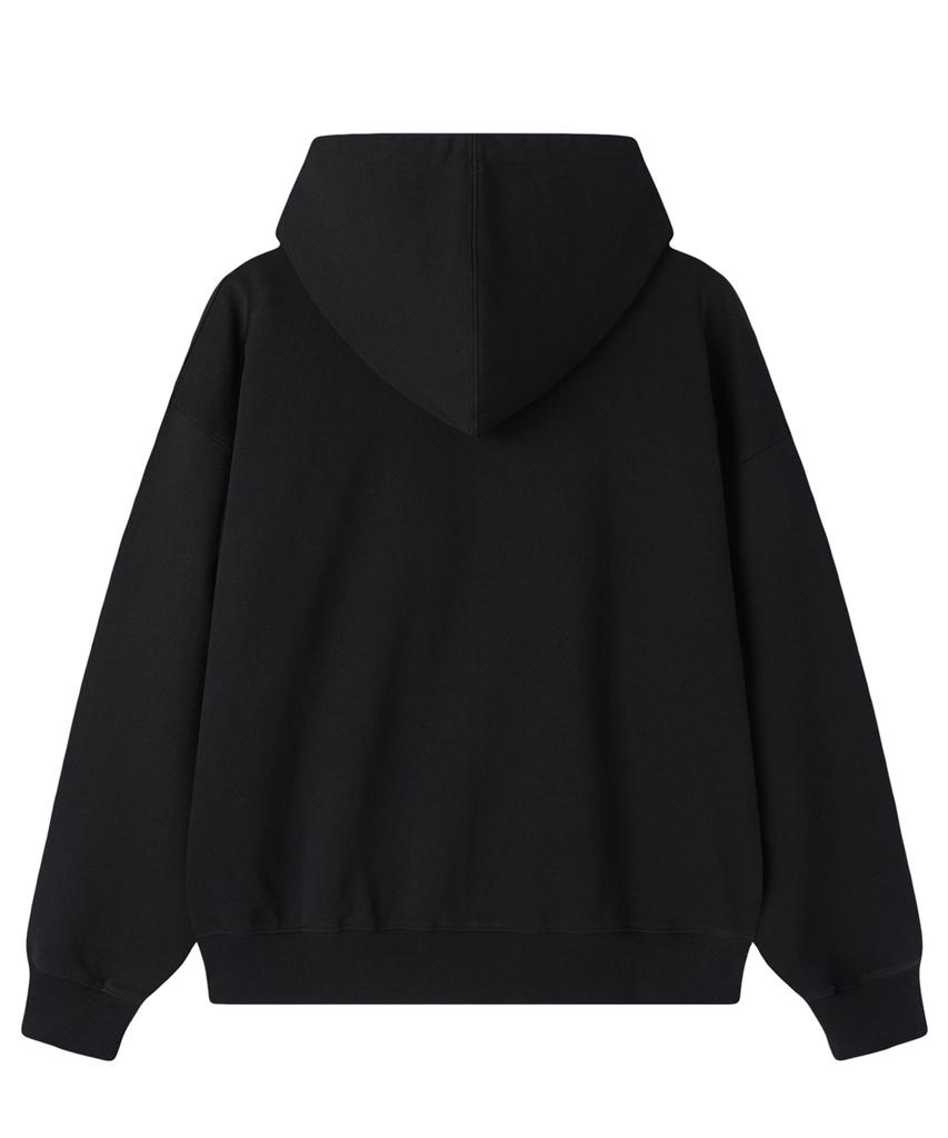 Openyard(Oy) Big Dolly Hoodie Zip Up - Black
