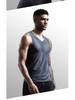 Men's Ice Silk Seamless Summer Slim Fit Vest - Sleeveless Sweatshirt for Youth Sports and Underwear.