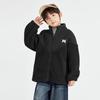 Boy's Spliced Plush Fleece Jacket