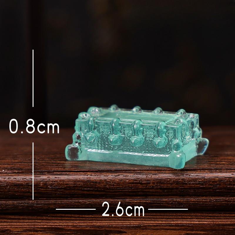 Micro-landscape Ornaments, Luminous Simulation Bronze Wares, Car Garden Landscaping Resin Craft Decorative Small Ornaments