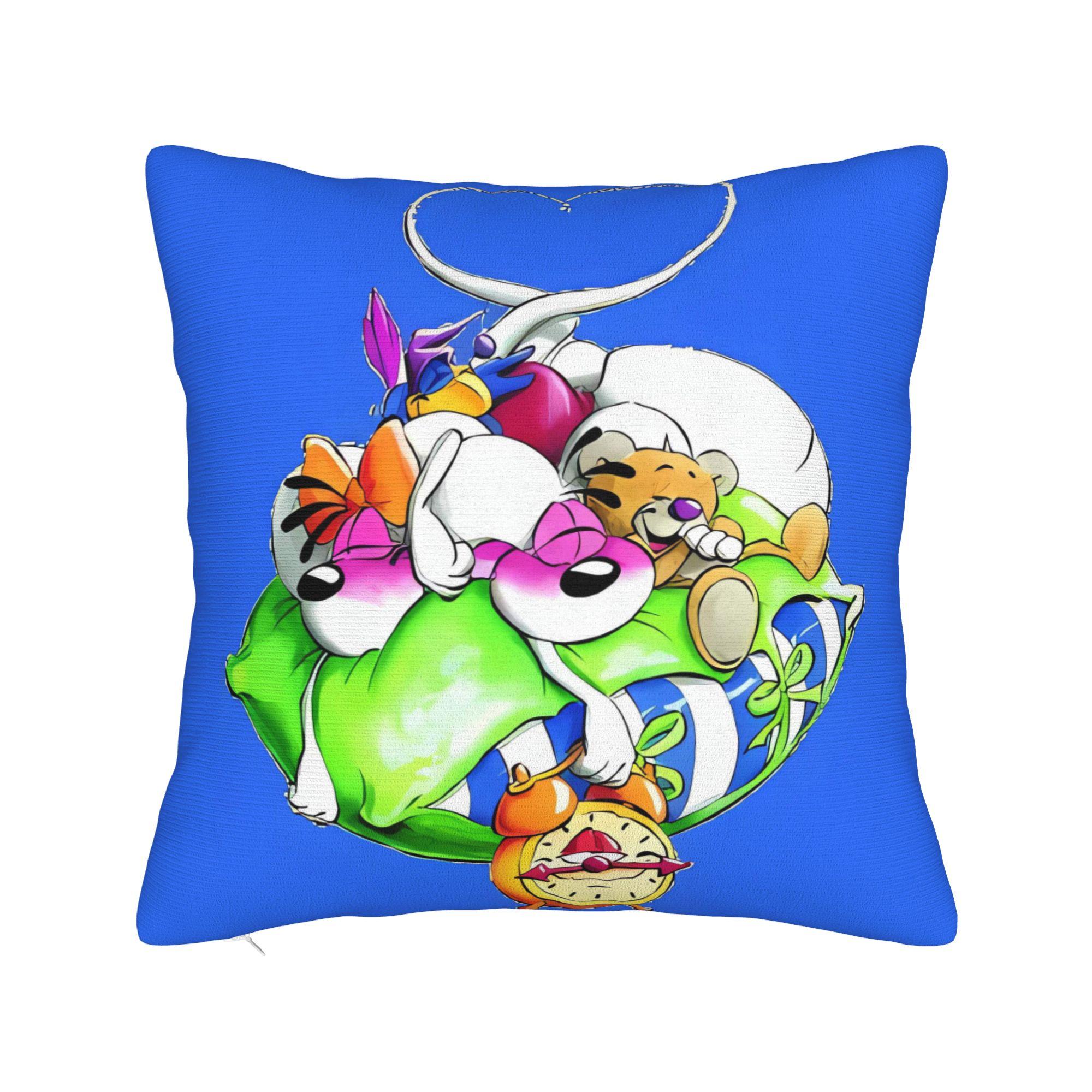 

Diddl Diddlina Fall in Love Pillow Case Novelty Pillow Cover Square Pillowcases For Sofa Home Decor 12x12Inch