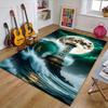 Crystal Velvet Lighthouse Printed Area Rug Carpet for Bedroom, Living Room, Home Office Decor, Rugs Mat, Fashion Mat Rug for Bedside A44