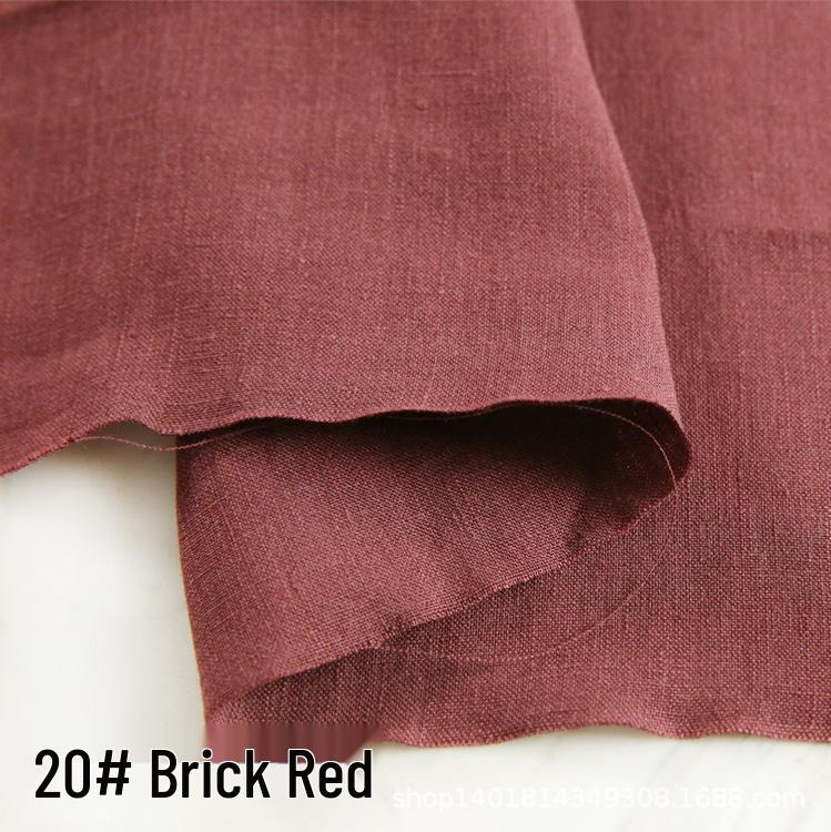 High-Quality Sand Washed Linen-Cotton Fabric for Summer Dresses & Pants