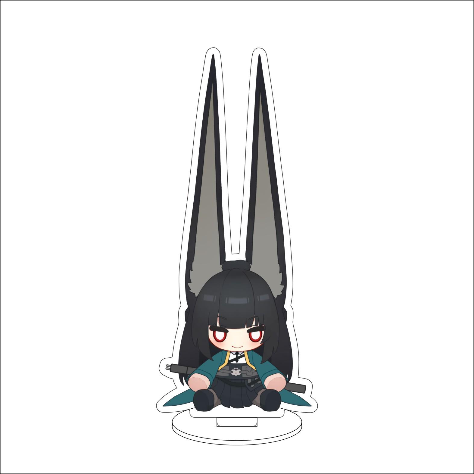 

10CM Anime Zenless Zone Zero Figure Stand Model Hoshimi Miyabi Cute Desk Decor Standing Sign Gifts 10CM