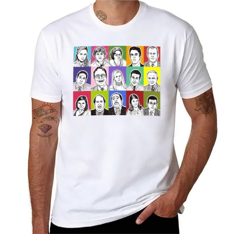 The Office T-Shirt übergroßes T-Shirt Übergrößen T-Shirts Kurzes T-Shirt Kurzarm Unisex Grafik-T-Shirts