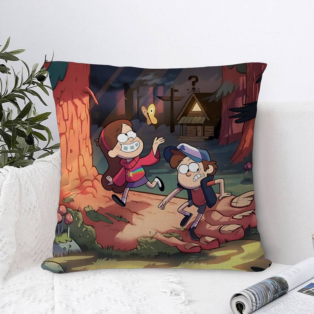 Classic Cartoon G-Gravity Cute F-Falls Personalized Pillow Cover Kids Bedroom Wild Party Decor Pillowcase Kid Birthday Gift