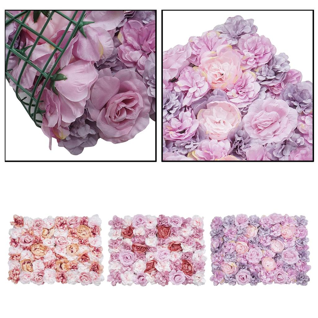 Artificial Silk ing Flowers Garland Home Outdoor Wedding Wall Decoration