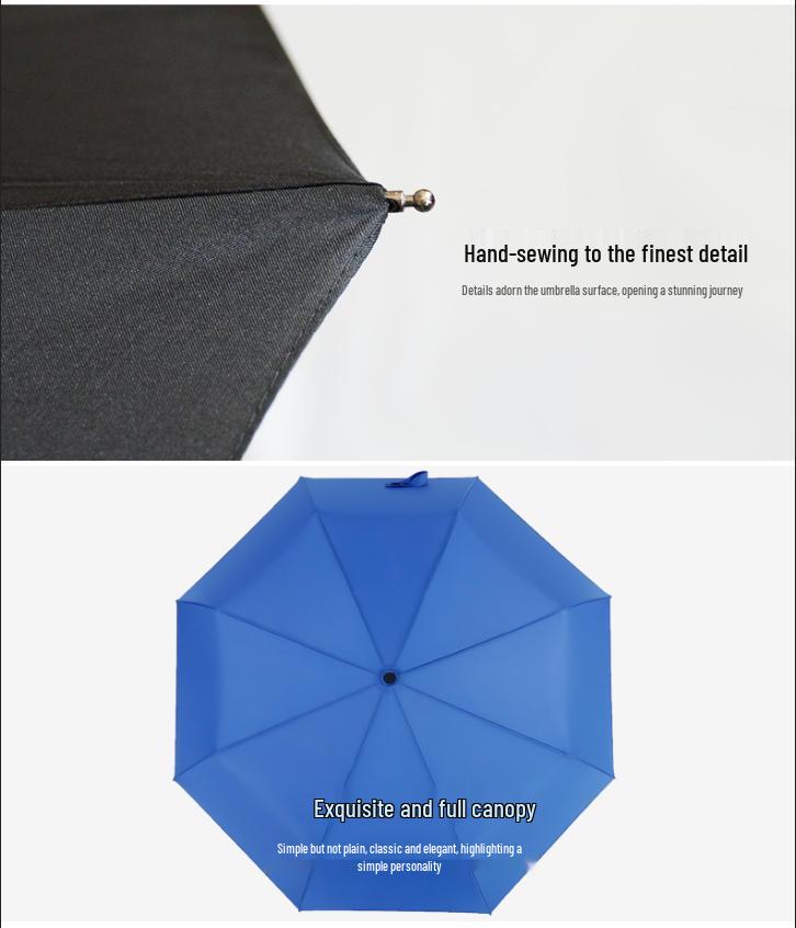 Large Windproof Automatic Folding Umbrella with Custom Logo