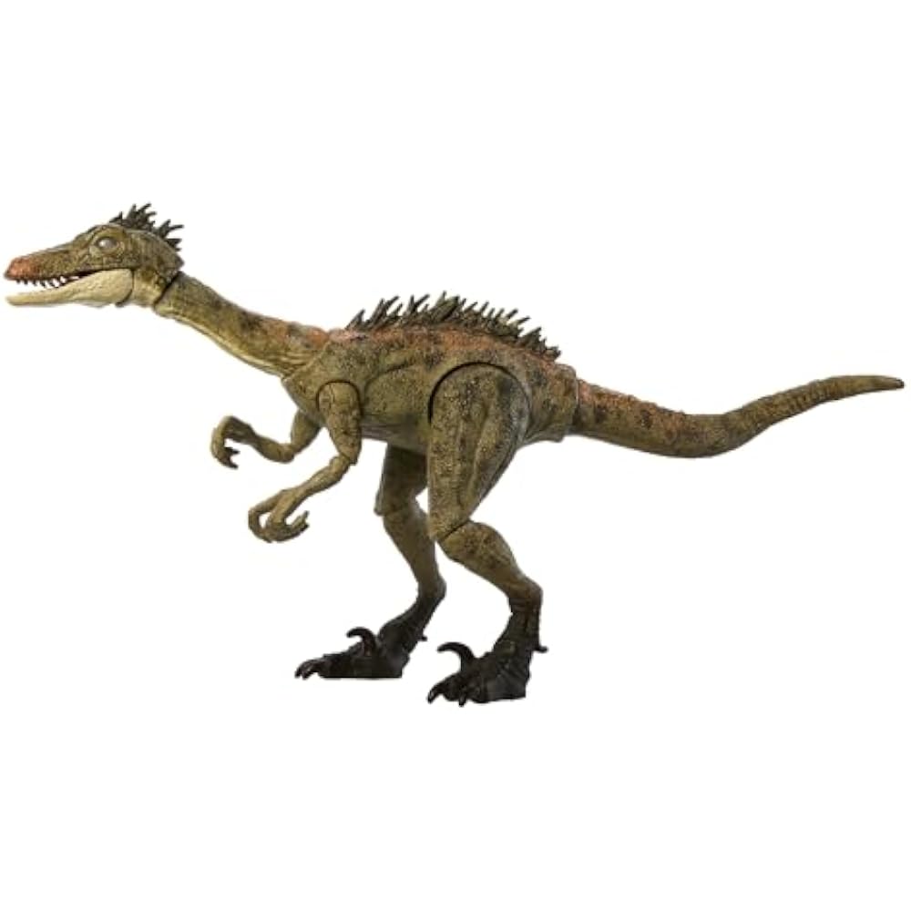 Mattel Jurassic World (JURASSIC WORLD) Hammond Collection Troodon Kids Figure Dinosaur Toy, Movin...