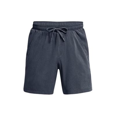 Mid-Rise Woven Shorts with Solid Color Logo Men Bottoms Storm-Grey 1383352-044