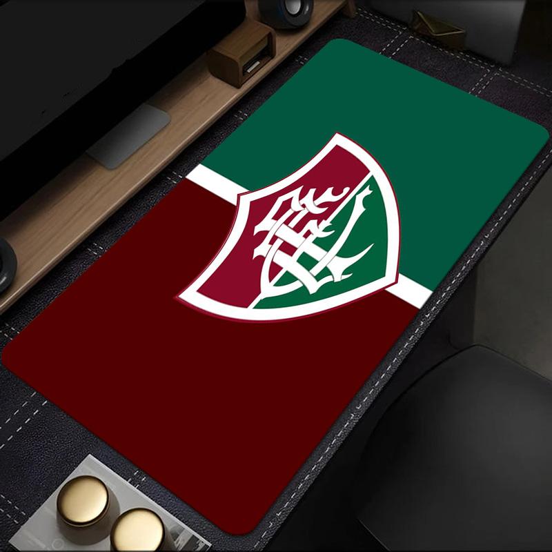Fluminense Fc Crest mouse pad, rubber base, esports desk mat, mouse pad for gamers and office use, gaming desk , easy to clean mat