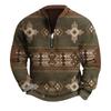 Men's Retro Casual Gradient Printed Sweatshirt