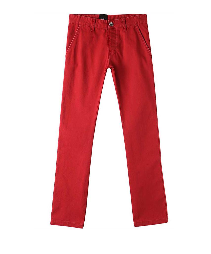 DR.DENIM Donk Chino - Red Aged