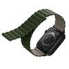 Magnetyczny Pasek Uniq Revix Do Apple Watch 1/2/3/4/5/6/7/8/9/Se/Se2/Ultra/Ultra 2 42/44/45/49Mm. Zielony-Ciemnoszare