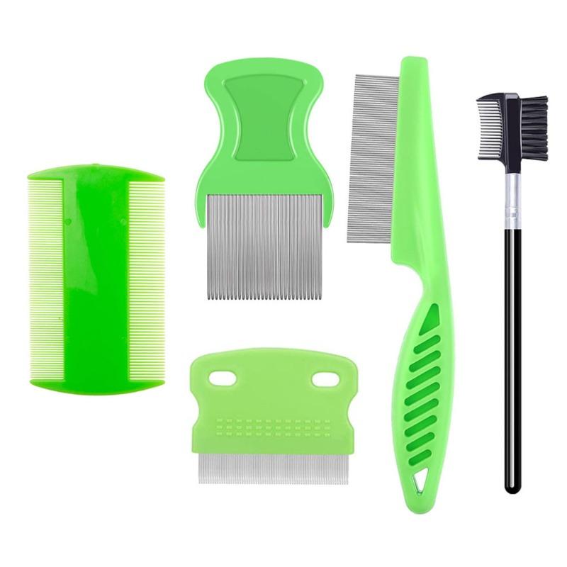 

Pet Flea Comb, Fine-toothed Needle Comb, Dog Lice Removal Comb Set, Cat Cleaning and Grooming Tools and Supplies Set 03