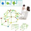 Kids Tent - DIY - Fluorescent - Fort Building Kit - 44 Balls - 86 Sticks