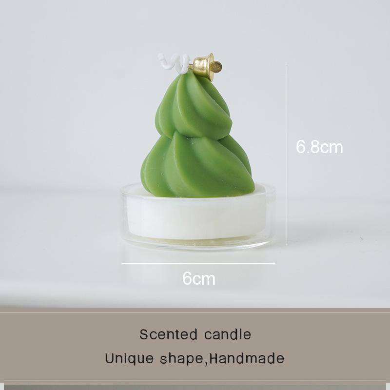 Christmas scented candle mini Christmas tree fragrance gift souvenir cup wax decoration ornament