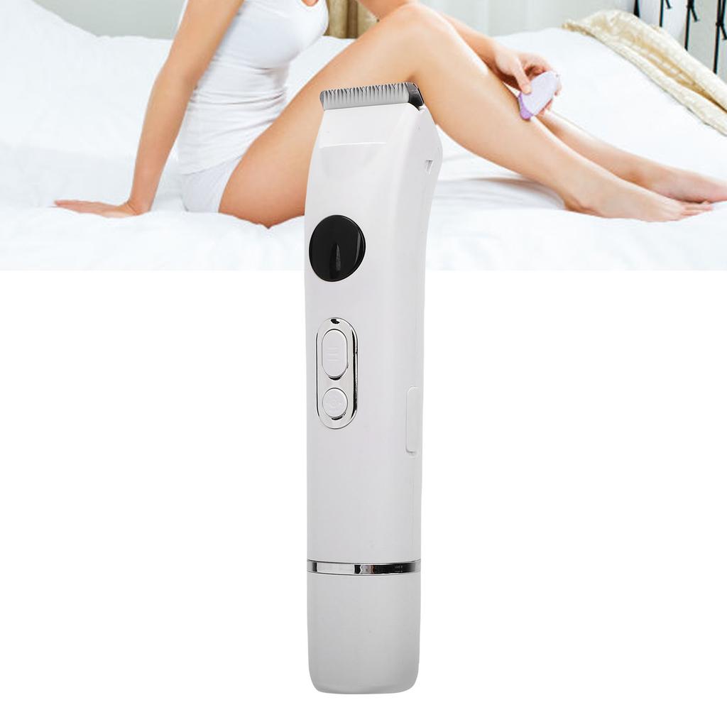 4 in 1 Body Hair Trimmer for Women IPX7 Water Proof Type C Charging Pubic Hair Trimmer with LED Light for Facial Eyebrow Nose Dry Wet Use