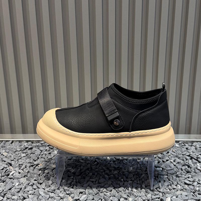 Winter Platform Low-top Lazy Leather Single Cotton Casual Shoes Cr