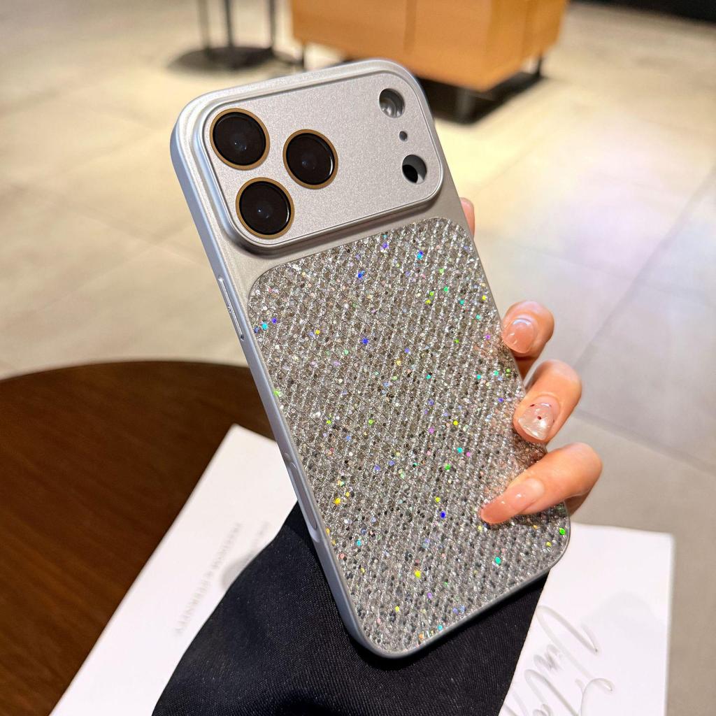 Transforms into 17 iPhone 16 Pro Max cases with high-flash sequins, suitable for Apple 14/15 Plus.