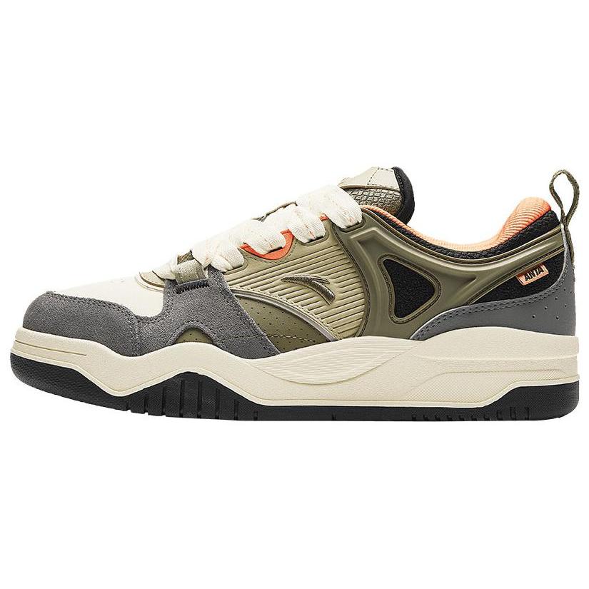 

Новые кеды Anta Sea Salt с нескользящей износостойкой подошвой, низкие, для скейтборда, мужские, серо-зеленые 912348005-4 42