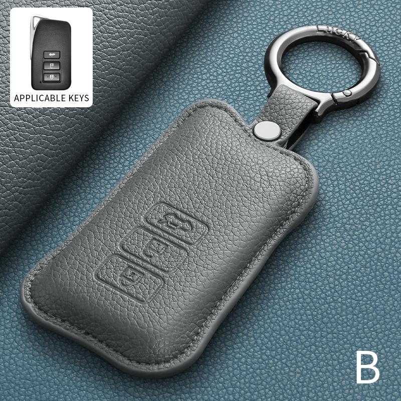 Leather Car Remote Key Case For LEXUS ES300H RX300H LS500H LX700H GX550H NX350H RZ450e NX PHEV RX PHEV Anti-Scratch Accessories