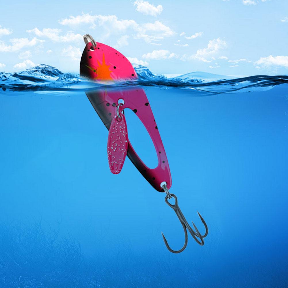 5/10/15PCS Metal Spoon Fishing Lures with Treble Hooks Fishing Wobblers Crankbait for Bass Pike Fishing Accessories