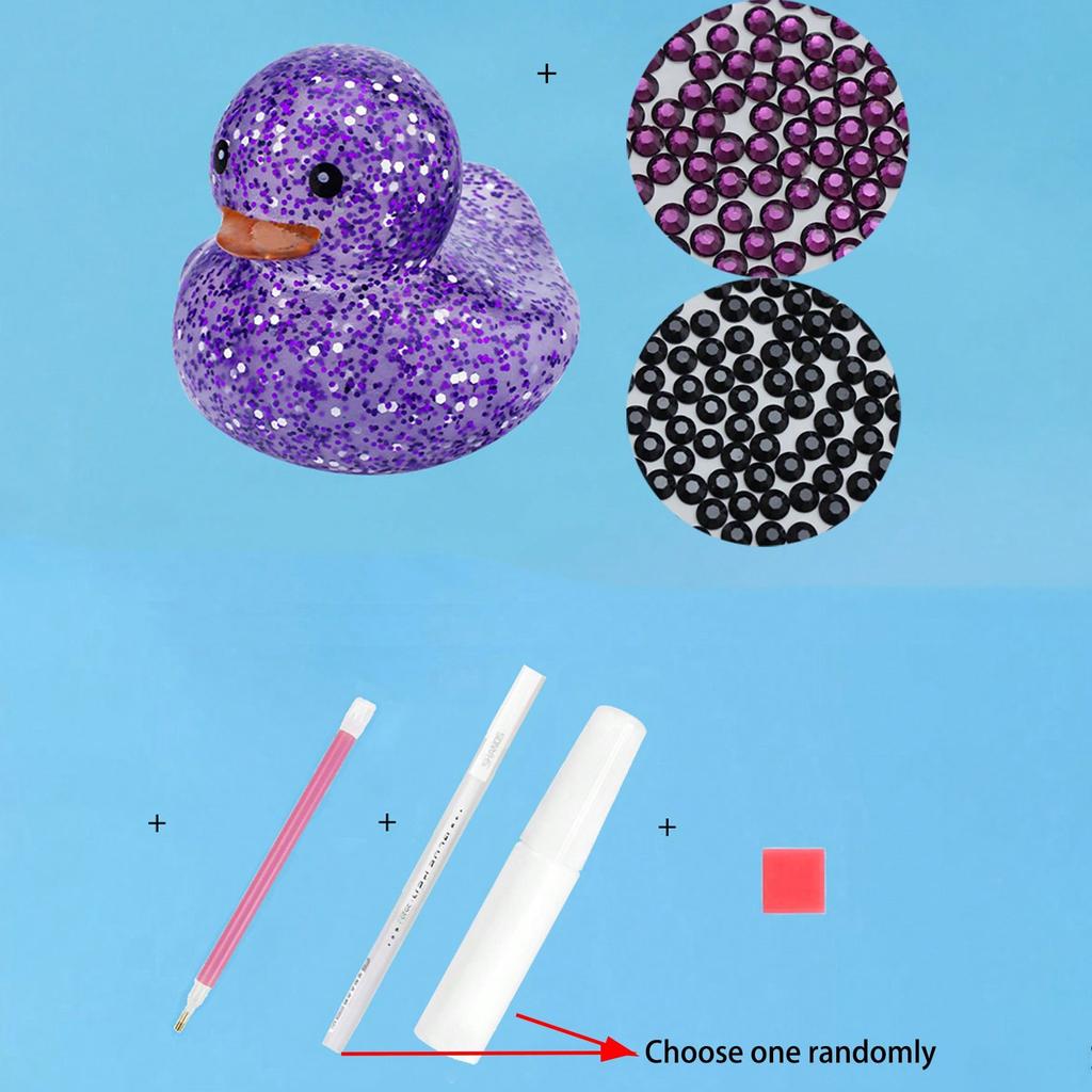 DIY Diamond Tool Duck, Fun Multi-color Handicrafts, Glue Pens, Handmade Decorations