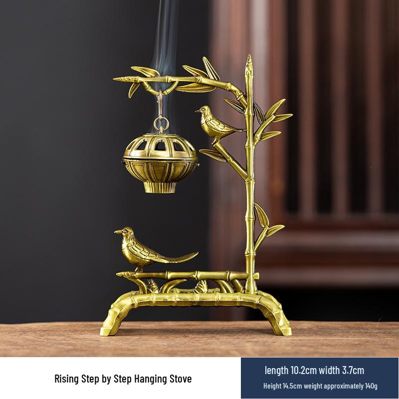 Auspicious Clouds Sandalwood & Agarwood Coil Incense for Indoor Aromatherapy - Long-lasting Deodorizing Incense Burner Censer