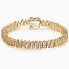 Foreign Trade Fashion Bracelet, Gold Inlaid Zircon Bracelet, Light Luxury and High-end Sense, Girls Tennis Bracelet.
