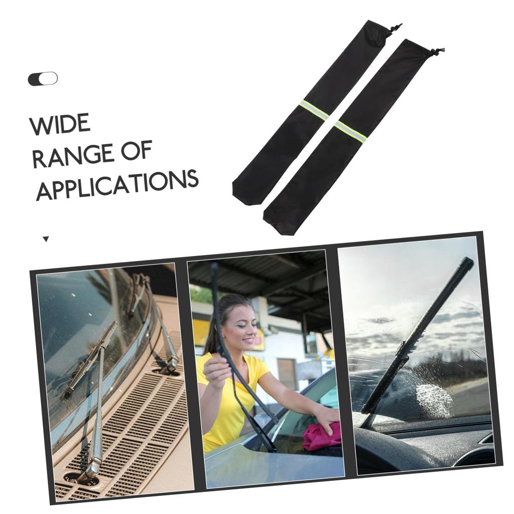 HAWILLOSCH 1 Pair Car Wiper Cover Wiper Dust Protector Wiper Car Cover