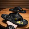 Fashion Fashionable Male Walking Shoes Summer Mens Leather Beach Flip Flops Summer New Arrival Flat Non-Slip Breathable Male Slippers