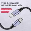 Efficient USB C To USB 5Pin Sync Cable, 3.28ft Nylon Braided Type C Charging Cord Wire Data Line 480Mbps Transmission