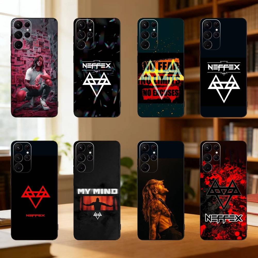 Singer N-Neffexs Grateful phone Case For Samsung S25,24,21,22,23,30,Ultra,20,Plus,Fe,Lite,Note Soft Black Cover