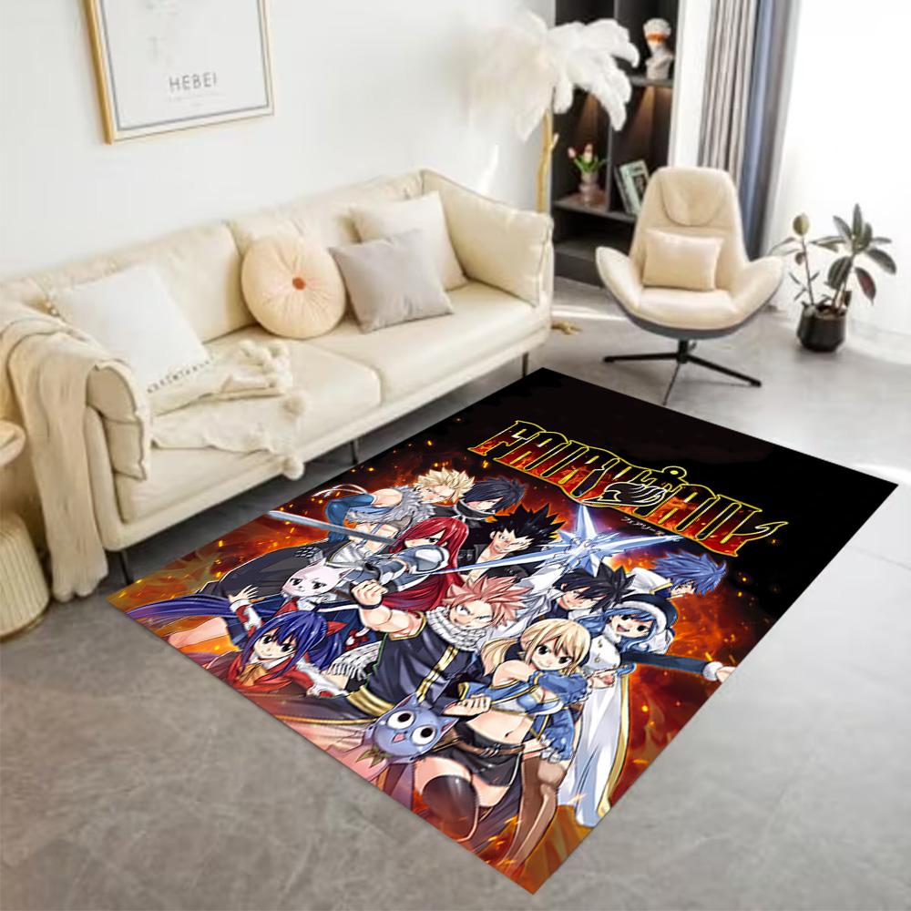 Fairy Tail Adventure Floor Rug Office Rug Design for Study Room Hallway Dormitory Foyer Anti-slip Rug Office Home Decor
