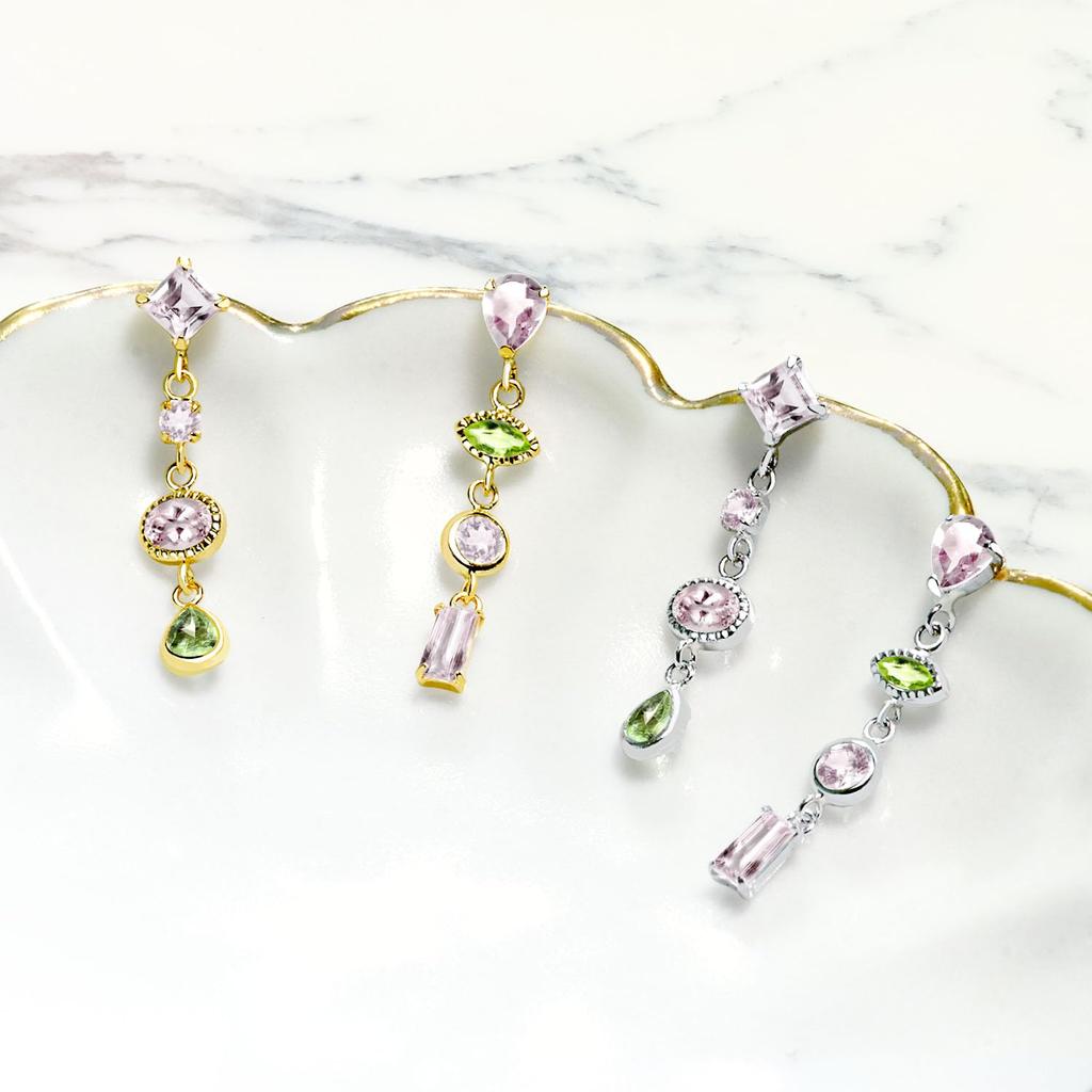 Earrings Multicolor K18 18K Gold [Lara Christie] Women's le102-0010-yg