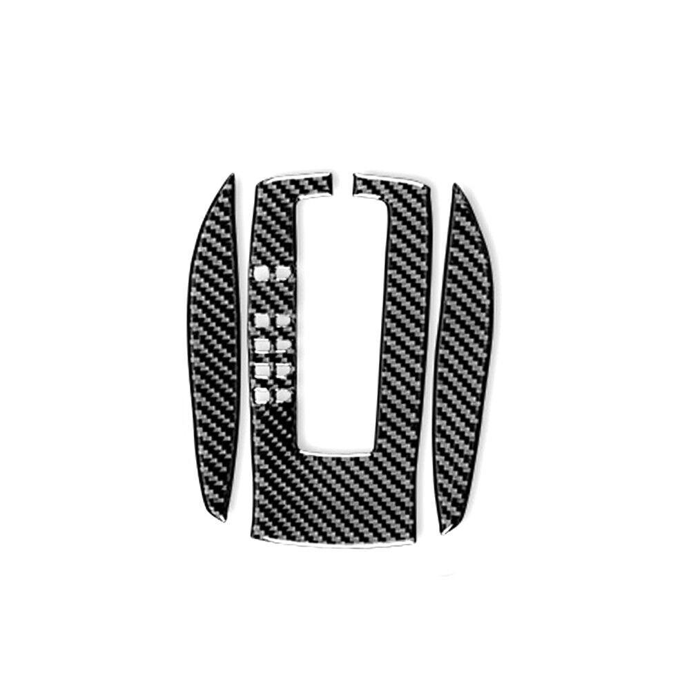 For Chevrolet-Camaro 2010-2015 Carbon Fiber Gear Shift Panel Cover Trim Sticker