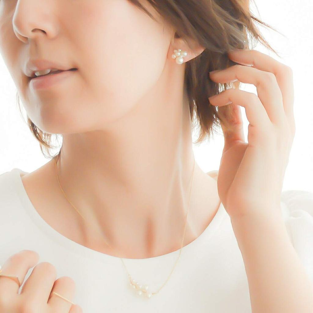[Naot Jewelry] Women's Earrings, Hypoallergenic, Simple Pearl Earrings [Gift Box Included]