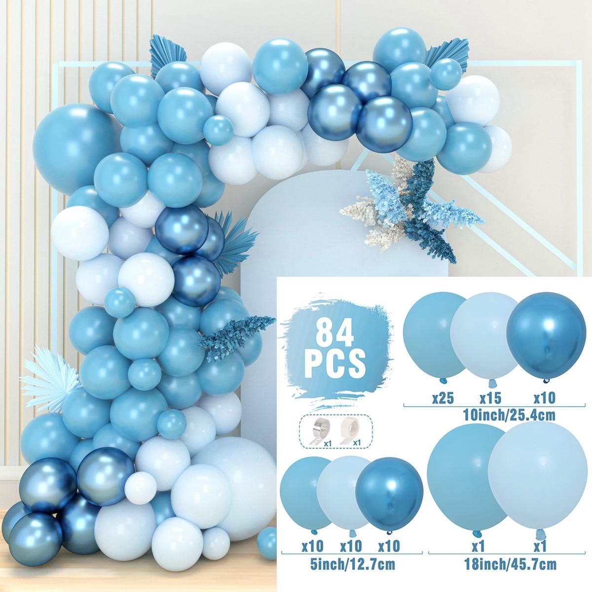 

109PCS multi-color latex balloon set suitable for birthday parties, weddings, Valentine s Day party decoration Other синий