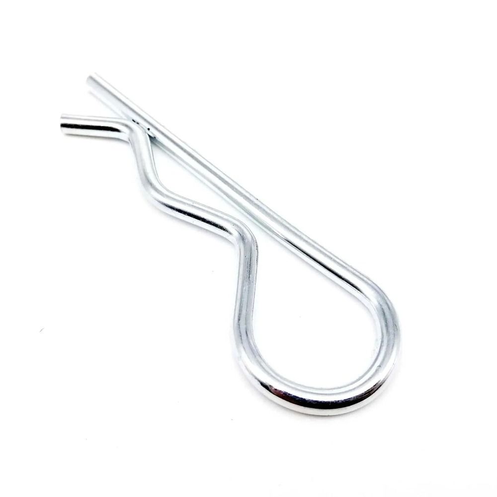 100 Pcs Stainless Steel Car Body Shell Clips Fixed Car Parts Spring R Type Cotter Pin Bolt 1/1.2/1.6/1.8/2mm Wave Circlip