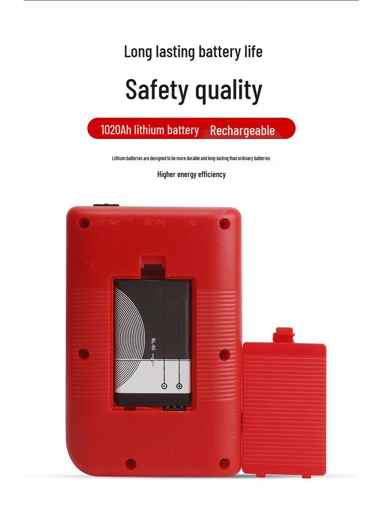 SUP Mini Håndholdt Retro Spillkonsoll: 400 klassiske spill for barn, støtter spill for to spillere